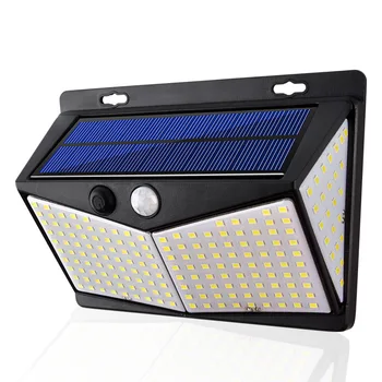 

208 LED Solar Lights Outdoor, Solar Motion Sensor Light Outdoor with 3 Lighting Modes, 270° Wide Angle Lighting, IP65 Waterproof