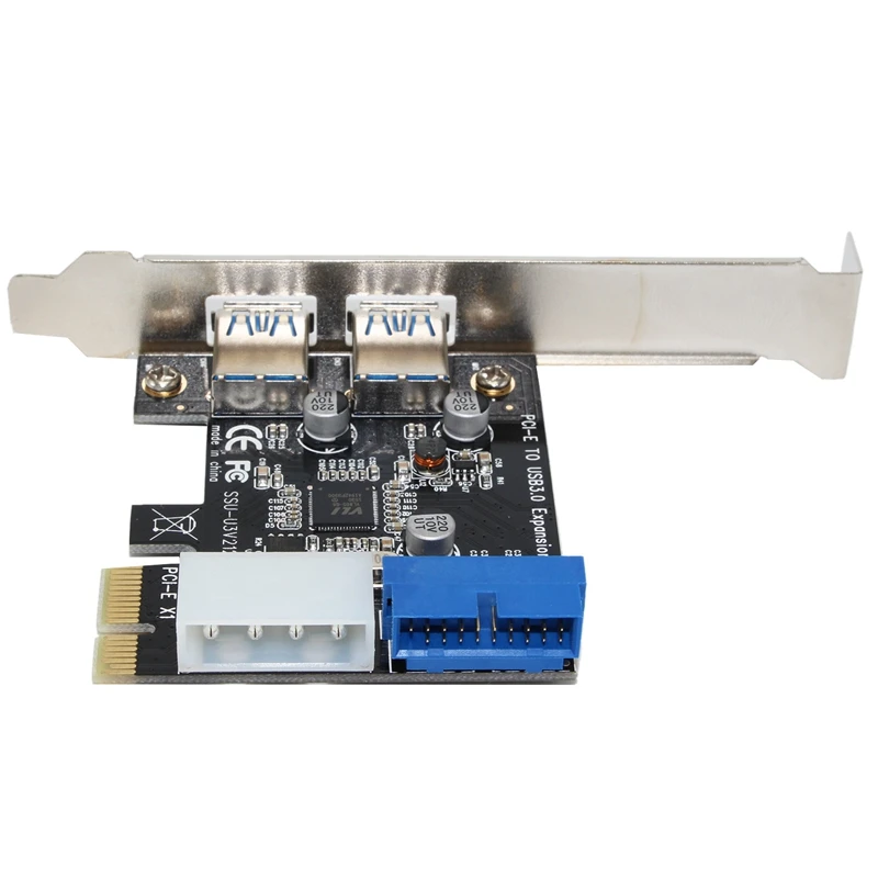 Внешний 2 порта USB3.0+ внутренний 19Pin разъем PCIe карты 4Pin IDE разъем питания