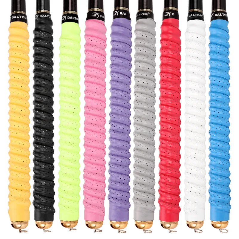 

1.5m Fishing Rod Punched Handle Twine Belt Grip Cover Sweat Absorbing Knitting Hand Ferrule Wrapped Bar Tape Anti-slip Anti-Elec
