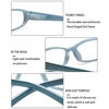 Henotin Reading Glasses Spring Hinge Fashion Men Women Oval Frame Prescription Reader Eyeglasses Decorative Diopter Eyewear 4