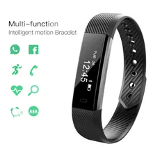 Фитнес-браслет ID 115 умный Браслет вибрирующий будильник смарт-Браслет фитнес-часы Smartband для xiaomi pk fitbits