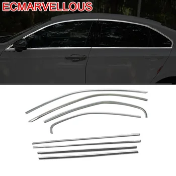 

Window Trunk Rear Panels Foot Pedal Automobile Decorative Chromium Car Styling Decoration 15 16 17 18 19 FOR Volkswagen Lamando