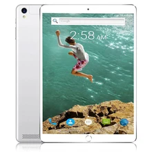 Geschenk + 64GB TF 10,1 Zoll Android Tablet Globale 4G LTE Bluetooth Wifi Phablet Octa Core Dual SIM karte 2,5 D Tablet CE Band MT6753