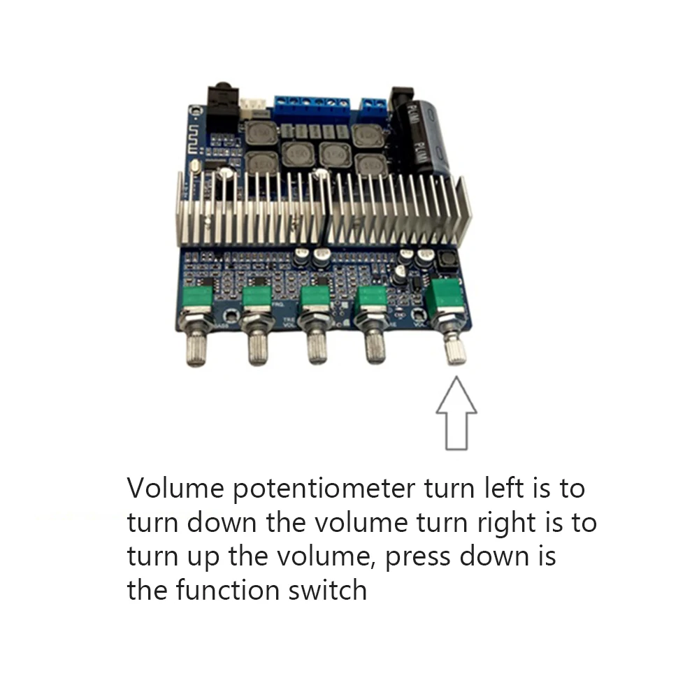 TPA3116 цифровой аудио усилитель плата Bluetooth 4,2 Auido 2,0 канальный усилители DC12-24V 50 Вт* 2