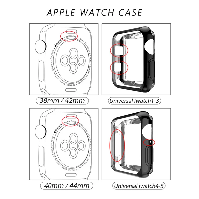 UTHAI P62 ̾Ƹ  ȣ ̽ Ŀ Apple watch Series 5 4 3 2 1 ̽ 44mm 40mm 42mm 38mm iwatch 5 4