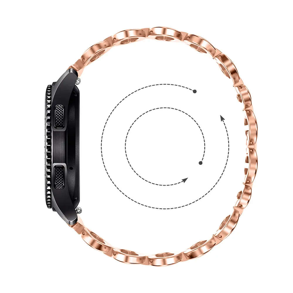 Ouhaobin браслет из нержавеющей стали с цепочкой для samsung gear S3 ремешок для часов браслет для samsung gear s3 910#2