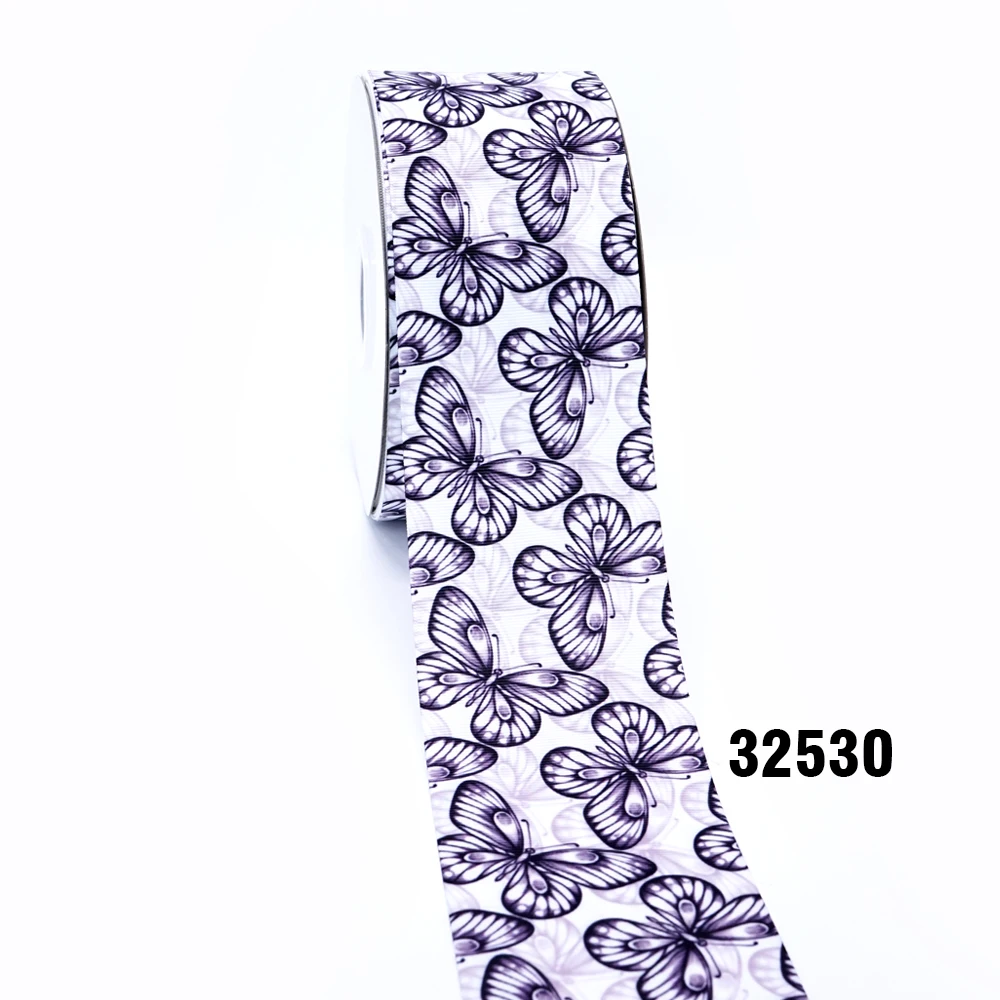 50 ярдов в Размер Жир лента напечатанная grosgrain лента 32445 - Цвет: 32530