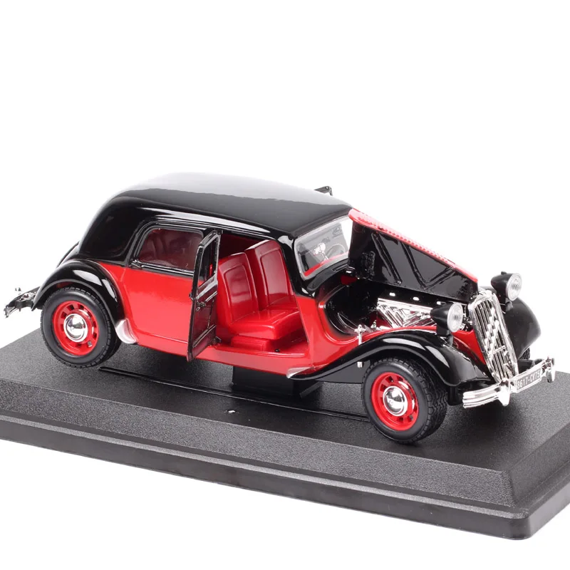 Bburago 1/24 весы классические citroen TA 15CV тяга Avant 1938 автомобили Diecasts и игрушки модели автомобилей миниатюрные авто для детей