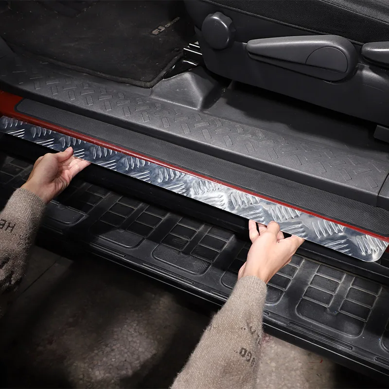 

Для Toyota FJ Cruiser 2007-2021, внешний автомобильный порог из алюминиевого сплава, наклейка с защитой от царапин, автомобильные аксессуары