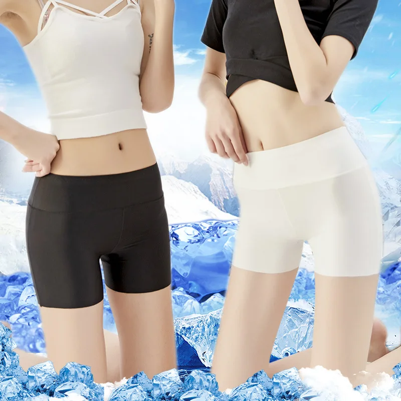 

Bloomers Short Tights Women Seamless Shorts Anti Chafing Hips Silicone Short Petticoat Women Panty Short