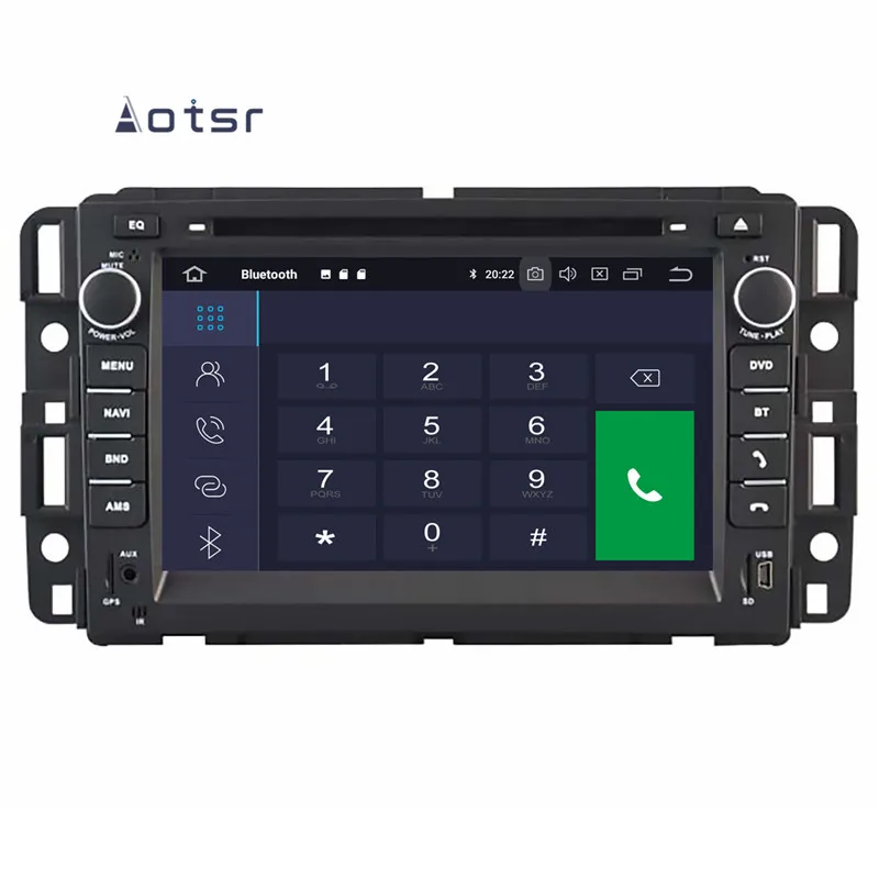 AOTSR 7 дюймов Android 9,0 ips gps навигация автомобильный Радио плеер для HUMMER H3 2006-2009 мультимедиа плеер головное устройство магнитофон