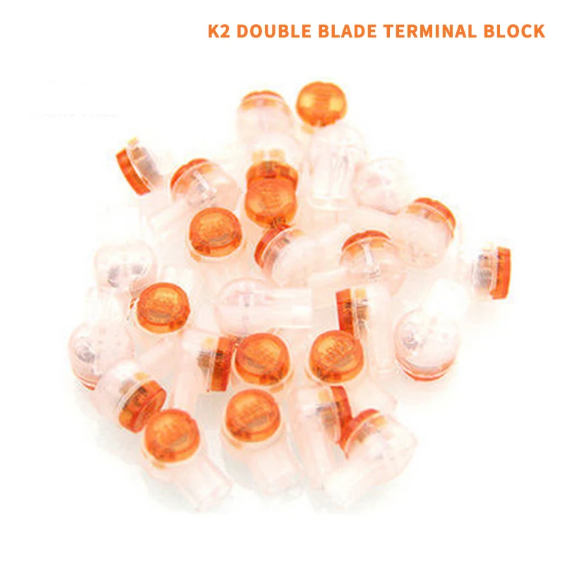 Rj45 K2 conector crimpado terminales impermeable cableado Ethernet Cable de Teléfono Cable de término Terminal UY2 Cable de red Butt Joint