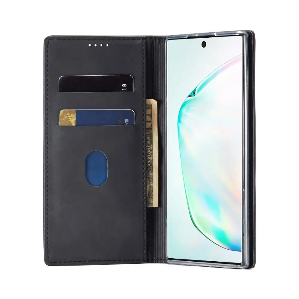 Для samsung Galaxy Note 10 Чехол Galaxy Note 10 Plus чехол кожаный бумажник чехол для телефона для samsung Galaxy Note 10 Plus флип-чехол