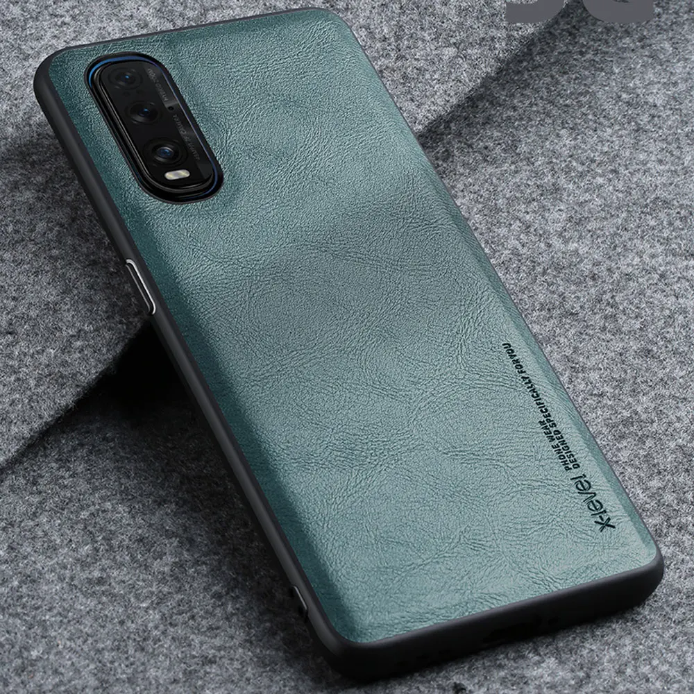 Винтажный чехол X-Level для Oppo Find X2 Retro X Level матовая кожаная задняя защитная крышка |