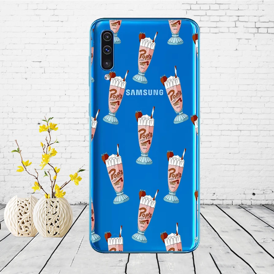 Чехол для samsung Galaxy A50 Силиконовая задняя крышка для телефона samsung A50 A30 SM-A305F A505 6,5 Fundas для Galaxy A305F A305 - Цвет: A44
