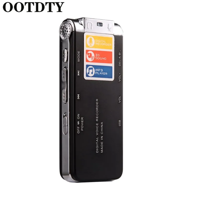 OOTDTY 8 Гб Клип USB Цифровой диктофон аудиодиктофон ручка для записи MP3 плеер