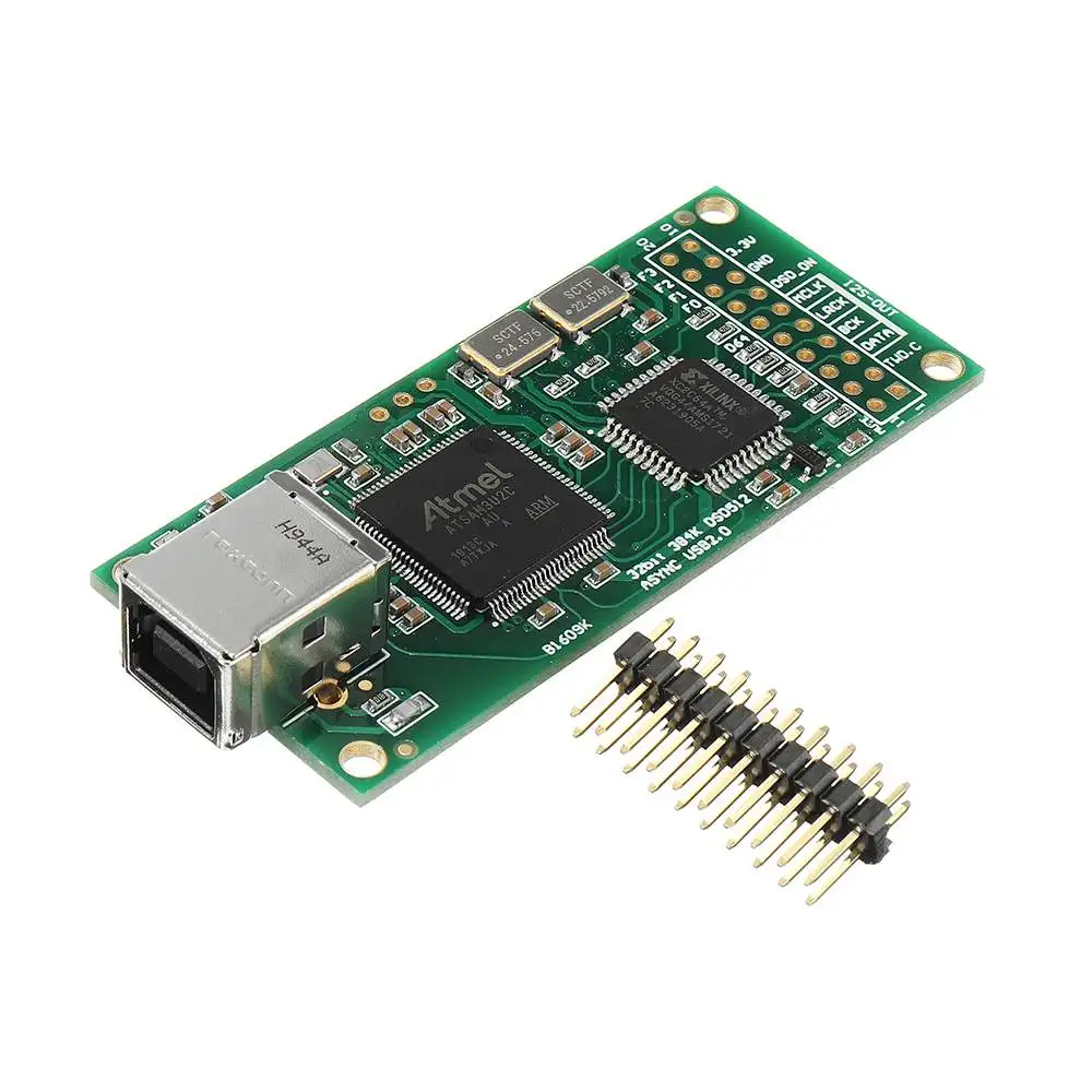 

Combo 384 USB to I2S Digital Interface Refer to Amanero IIS Support DSD512 32bit for AK4497 ES9038 Audio Decoder E3-003 Board