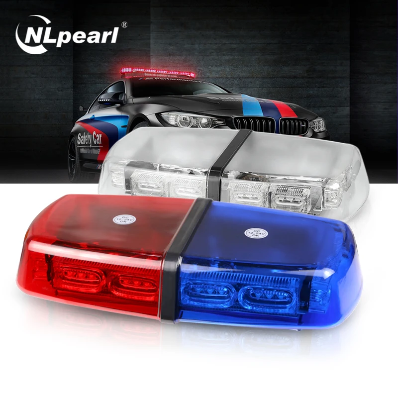 Nlpearl автомобильный светильник в сборе 32 светодиода Магнитный стробоскопический светильник 12 В/24 В вспышка аварийный полицейский светильник s для автомобиля грузовик полицейские, пожарные