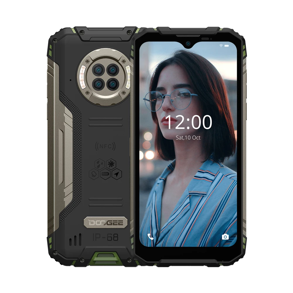 android cell phones for sale DOOGEE S96 Pro mobile phone Smartphone 48MP Round Quad Camera 20MP Infrared Night Vision Helio G90 Octa Core 8GB+128GB 6350mAh 3g android phones Android Phones