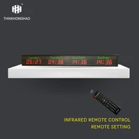 multiple time zone clock/LED world time clock 4 cities world time clock 1