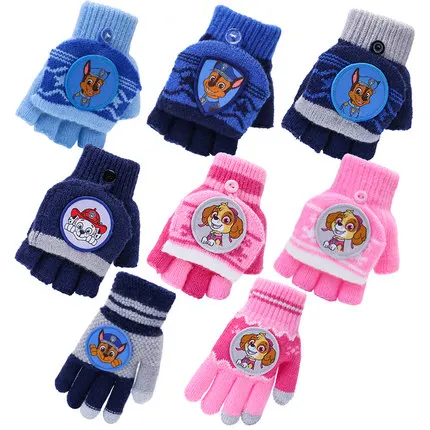  2019 Original Paw Patrol children's glove Kindergarten toy Rubber chase skye everest toys Kids Birt - 4000112743056