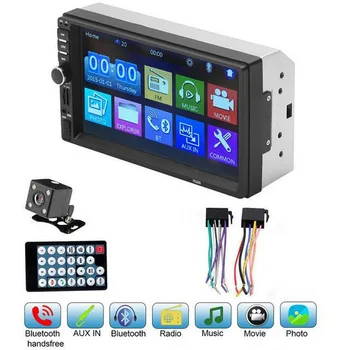 

7018B Mp5 Car Multimedia Player Stereo 7" High Sensitive Touch Screen Autoradio Video 2Din Car Radio Audio Bluetooth Player