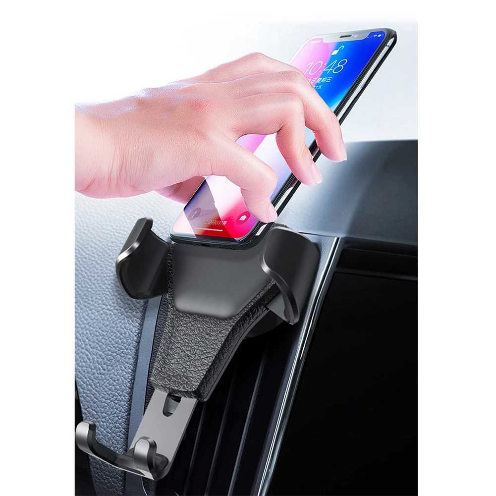 

Car Phone Holder For Phone In Car Air Vent Mount Stand No Magnetic Mobile Phone Holder Universal Gravity Smartphone Cell Support