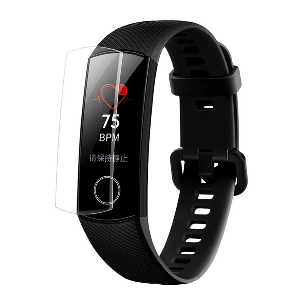 

2/5 PCS TPU Explosion-proof Full Screen Protector Film For Huawei Honor Band 4 Watch Gurad Film Smart wristband Accessories