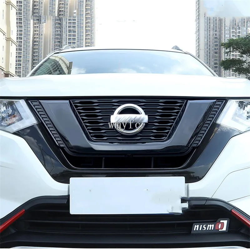 para Nissan Rogue Estilo do Carro X-trail Personalizado Frente Central Grille Protector Capa Substituição 2020-2020 7 20191107_163139_033 - ??