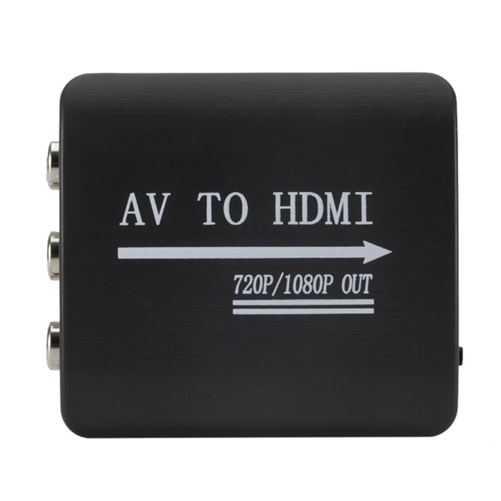Видео из AV в HDMI 3D компенсации HD видео конвертер аудио-устойчивая профессиональная низкий Мощность адаптер для ТВ аксессуары для ванной