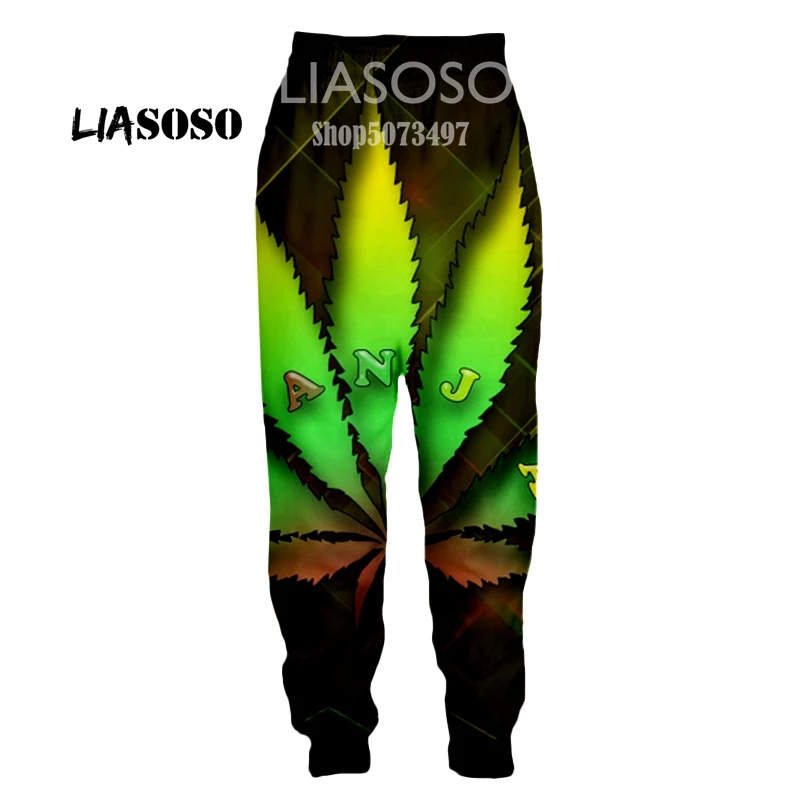 LIASOSO Autumn New fashion Men Women Fashion Pants 3D Print Singer Bob Marley Trousers Casual Fitness Loose Hip hop Men Trousers