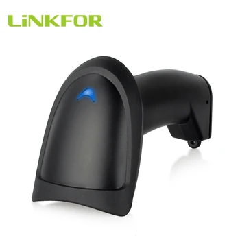 

LiNKFOR 2-in-1 2.4GHz 1D Wireless Barcode Scanner USB Automatic Handheld Bar Code Reader Rechargeable Hand Scanner For Laptop