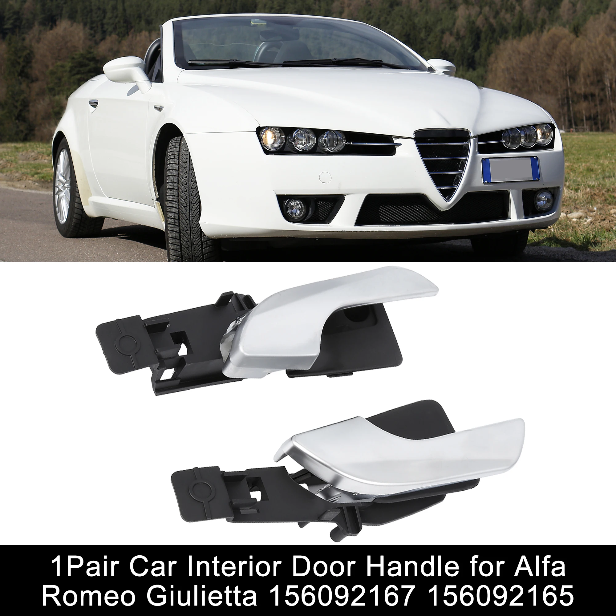 X Autohaux 1Pair Front Left and Right Side Car Interior Door Handle for