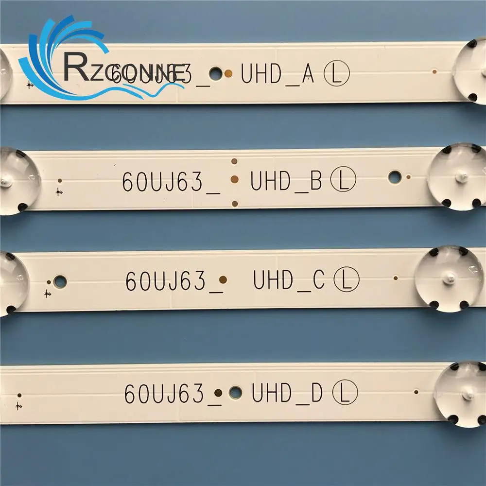 10pcs LED backlight strip 11 lamp for LG Innotek 17Y 60inch 60UJ6300 60UJ634V 60UJ63_UHD_A B C D  NC600DGE-AAFX3 EAV63 673006