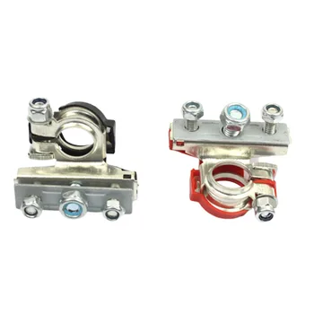 

2 PCS/ Set Universal Professional Portative Durable Positive and Negative Auto Car Battery Terminal Clamp Clip Connectors A30