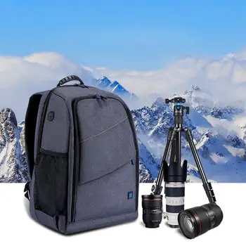 

Outdoor Men Bag Portable Waterproof Scratch-proof Dual Shoulders Backpack Camera Accessories Bag Digital DSLR Photo Video Bag