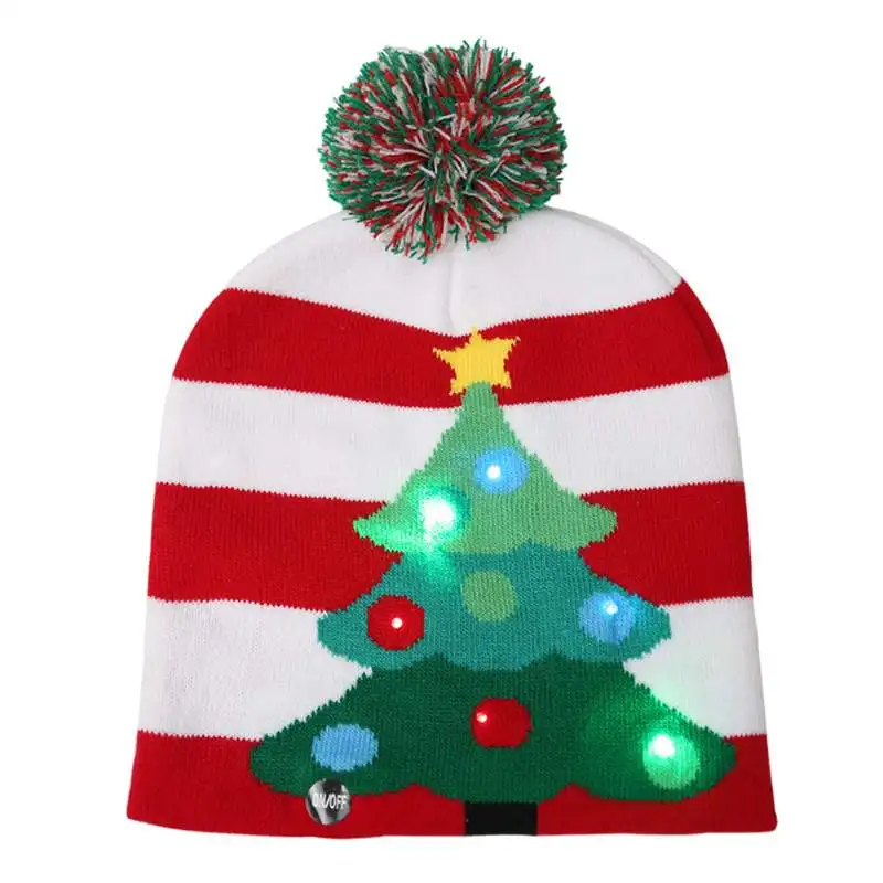 Christmas tree Рождественские игрушки украшение рождественские шляпы Санты шляпы детей женщин мужчин девочек Кепка для Рождественский реквизит для вечеринок - Цвет: Christmas tree