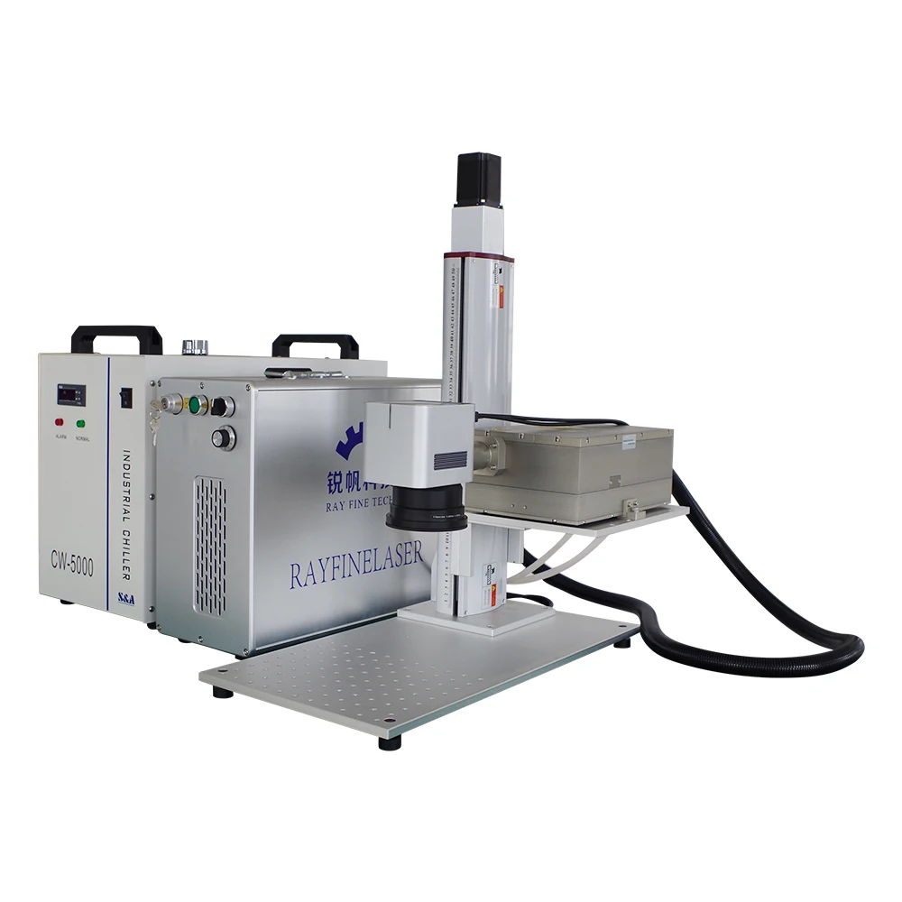 Портативная CO2/UV/волоконная лазерная маркировка 3 Вт 5 10 гравировальная машина