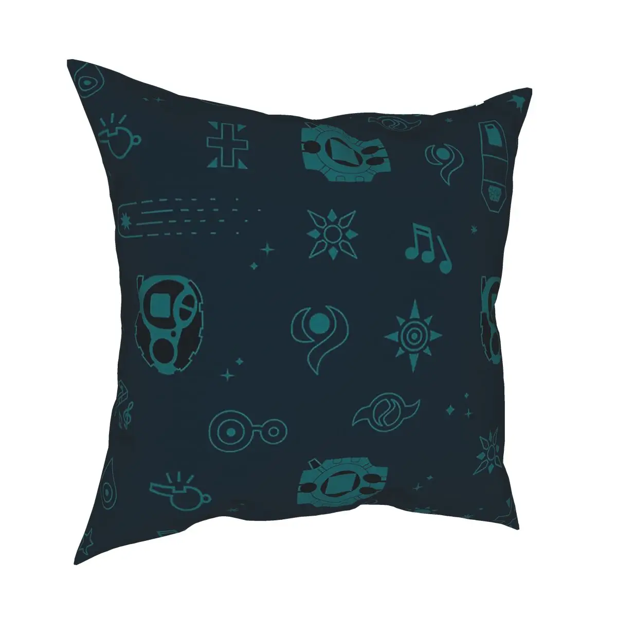 

Digimon Adventures Pattern Pillow Case Home Decor Digital Monster Cushions Throw Pillow for Home Double-sided Printing Vintage
