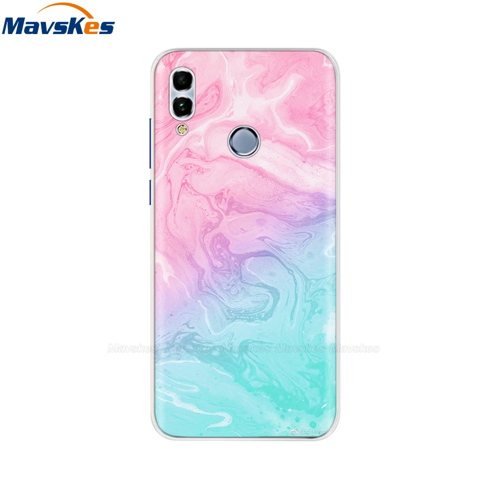 32 Huawei Honor 10 Lite чехол мягкий силиконовый милый ТПУ задняя крышка для Fundas huawei P Smart /Honor 10 удобный телефонный футляр сумки - Цвет: 32