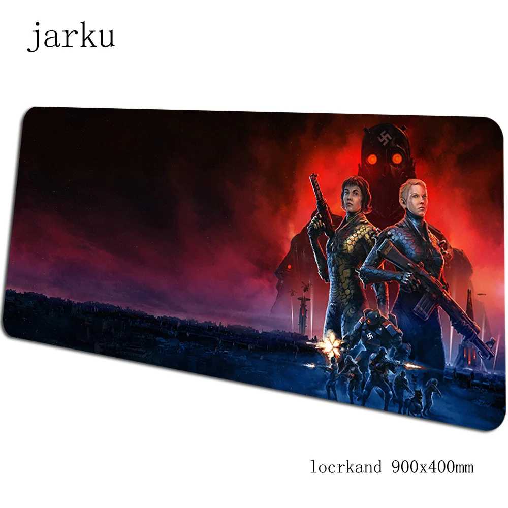 Wolfenstein коврик для мыши gamer 900x400x2 мм лучший коврик для мыши notbook игровой коврик для мыши стол для мыши очаровательные аксессуары для мыши