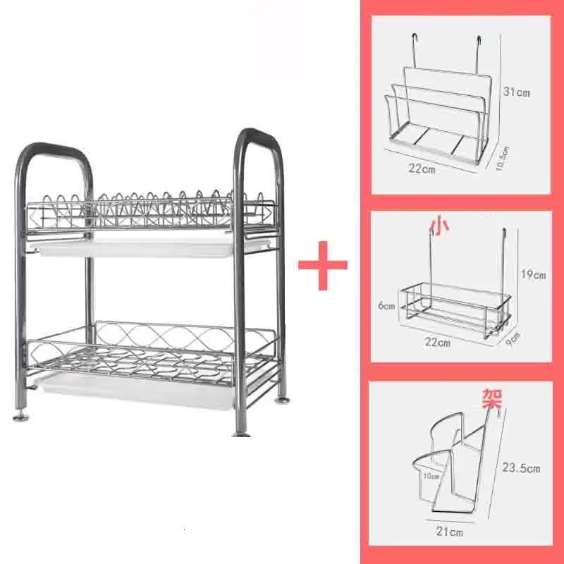 Etagere дальность Almacenamiento Kuchnia Cosas De Scolapiatti Mutfak кухня Cocina Organizador кухонный стеллаж для хранения держатель - Цвет: Version AB