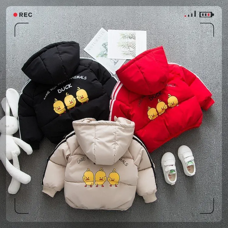 

Male Baby Cotton Overcoat Winter BOY'S Thick Cotton-padded Jacket Fashion 0-1-2-3-4-Year-Old Winter Cotton-padded Jacket
