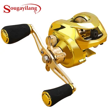 

Sougayilang 6.3:1 High Speed Baitcasting Reel 190g Magnetic Brake Casting Fishing Reel Max Drag Power 5KG Carp Fishing Tackle