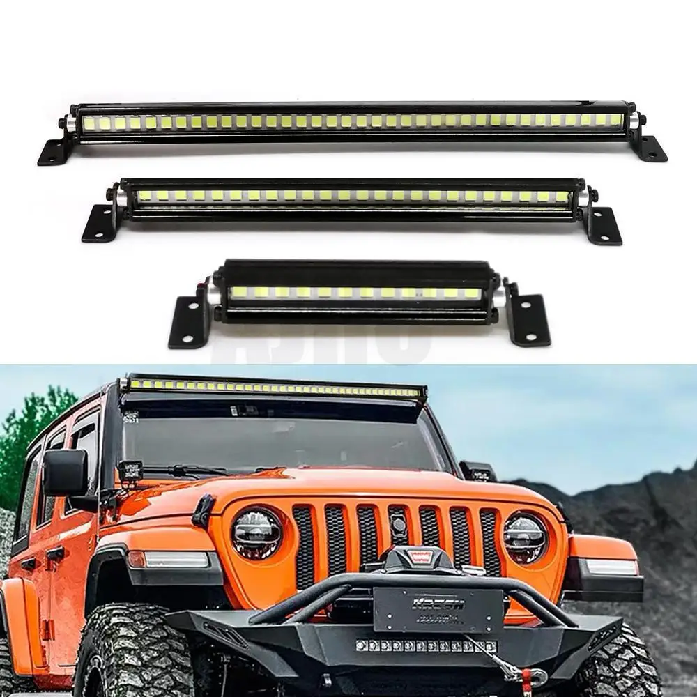 Barra Luz Simulación Real RC Barra Luz LED Para Coches RC Crawler - Simulación Real, Para TRX-4, SCX10, 90046, 1/10, Incluye Soporte