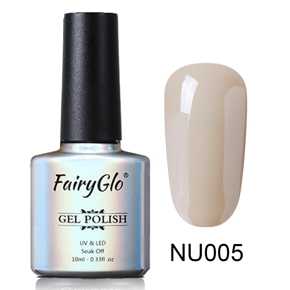 FairyGlo, 10 мл, Синий Цветной Гель-лак для ногтей, Полупостоянный Светодиодный УФ-Гель-лак, лак для дизайна ногтей, впитывающий Гель-лак, Матовый верхний слой - Цвет: 005