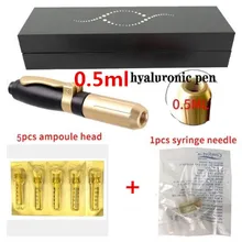 0,5 MLHyaluronic кислота P распылитель гиалуроновая ручка пистолет для удаления морщин анти-старения подъема губ Высокого Давления Шприц Nee