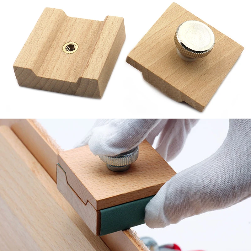 DIY ручной работы кожа шлифовальный блок абразивные инструменты растительного дубления кожа края окантовка шлифовальный край обработка