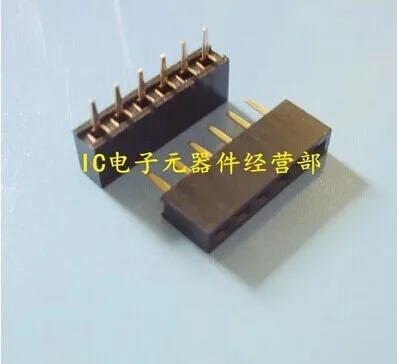 1000 шт 2,54 мм 1X6 Pin Позолоченный Однорядный прямой штыревой разъём rohs
