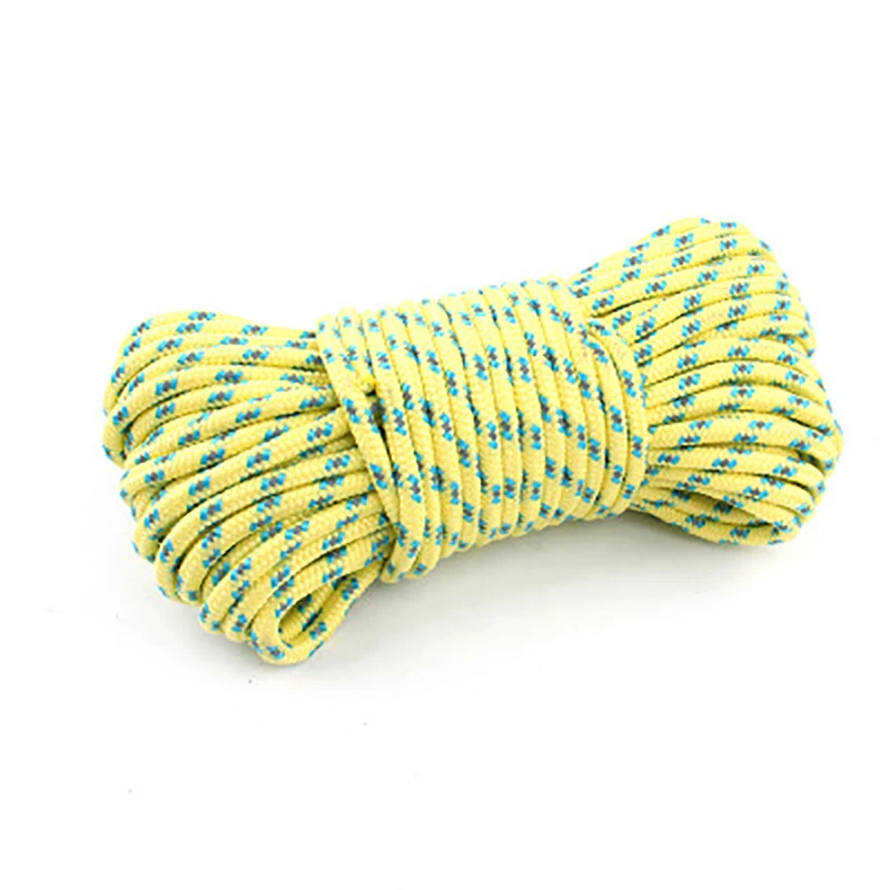 20m Multifunction Tent Rope Reflective At Night Tent Accessories Outdoor Sports Camping Hiking 2mm Bold Durable Rope